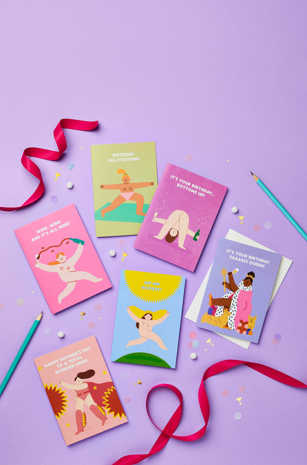 Yaaasss Queen Birthday Card | Cheeky Birthday Card