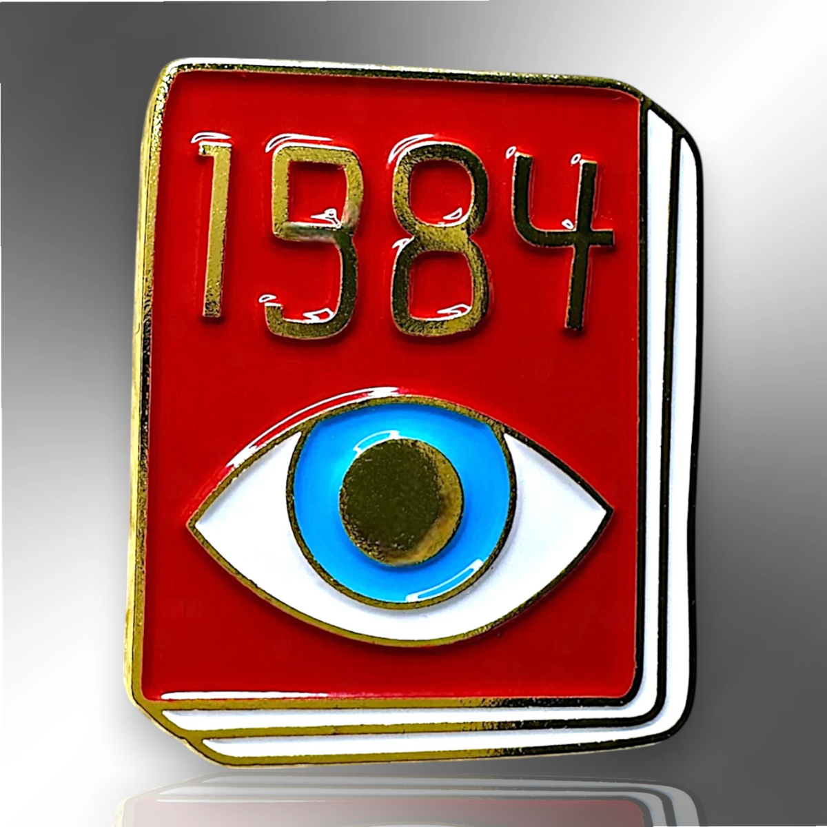 George Orwell 1984 Book Enamel Lapel Pin Badge