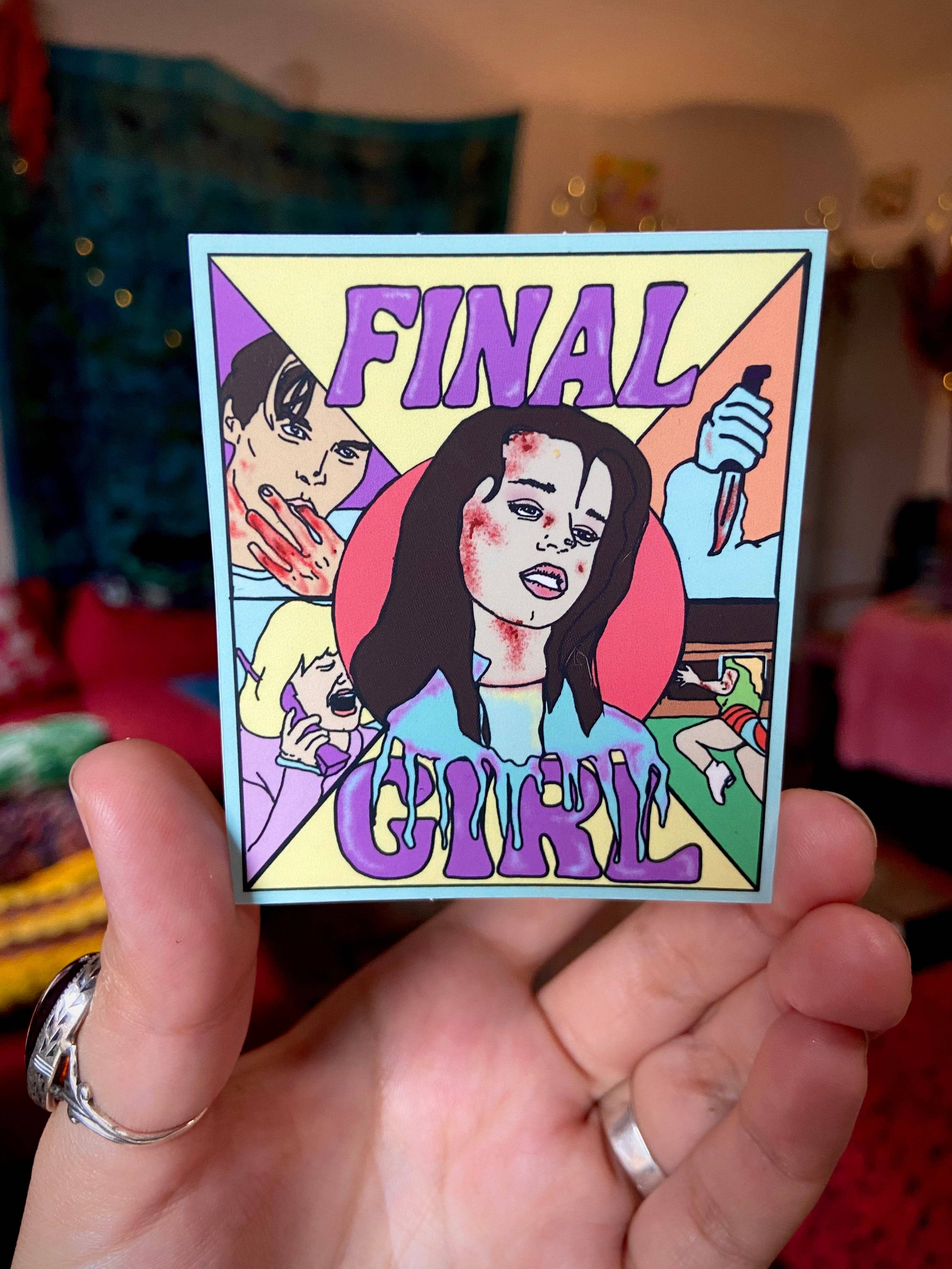 "Final Girl" Scream 96’  - Water Bottle Sticker