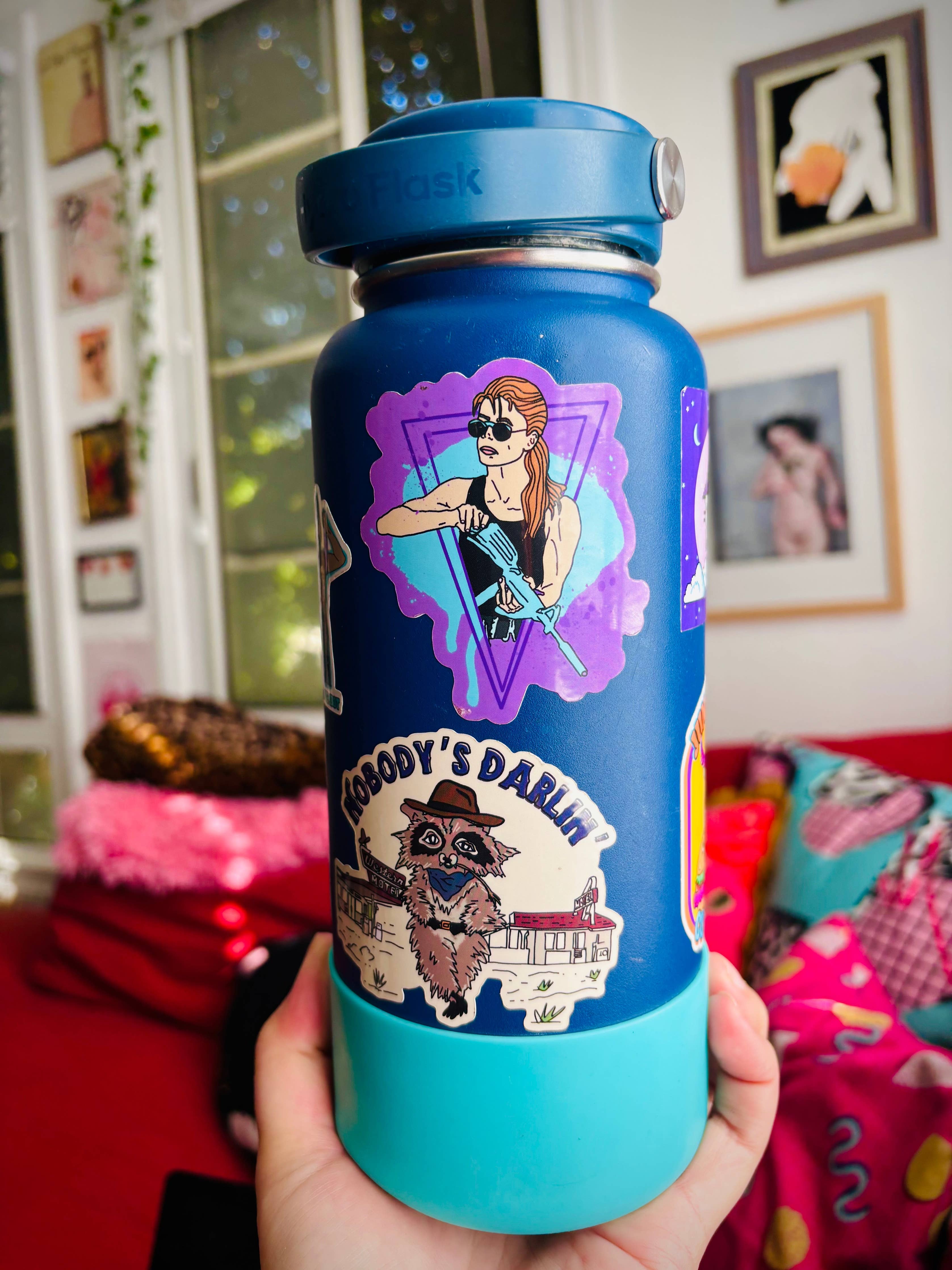 Sarah Connor T2 - Water Bottle Sticker