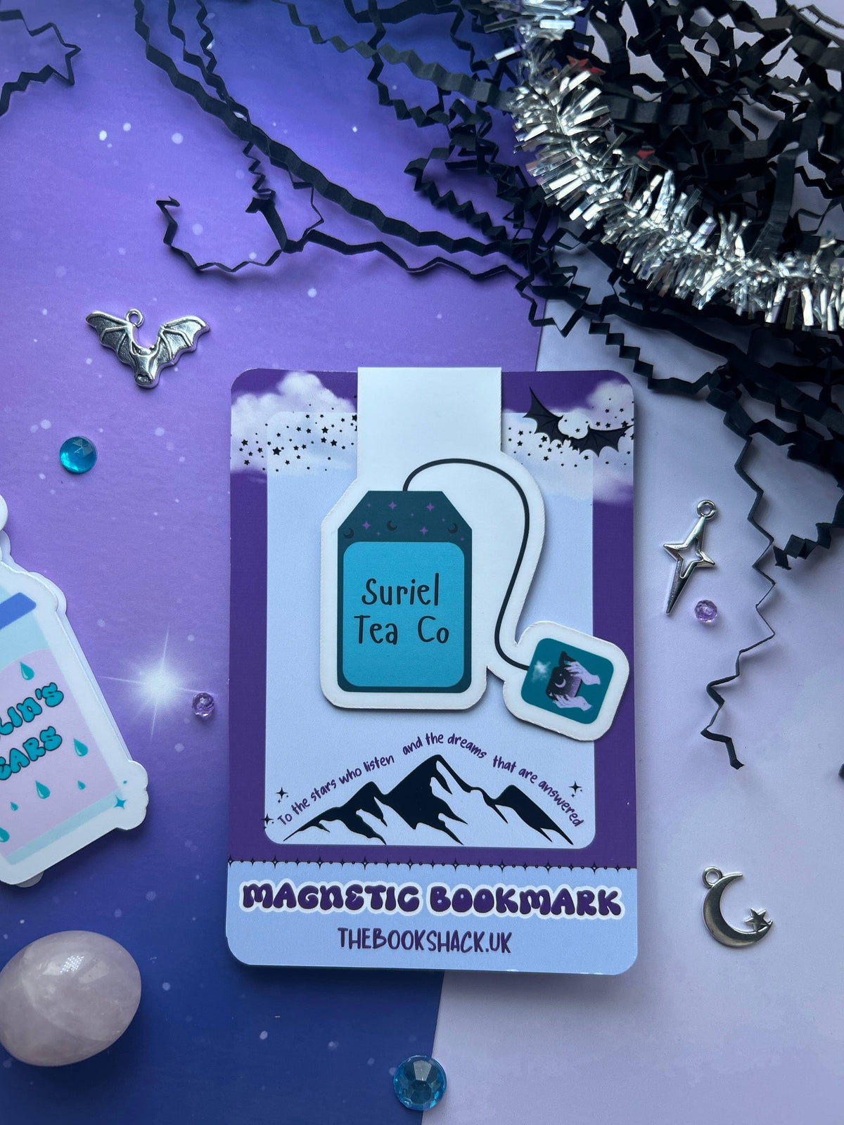 Suriel Tea Co Magnetic Bookmark – Matte, Packaged