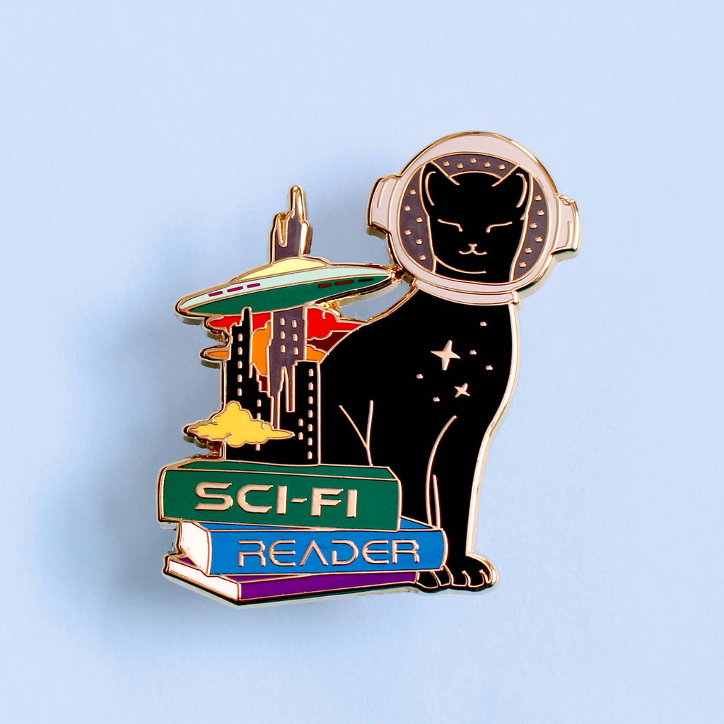 SciFi Cat - Enamel Pin