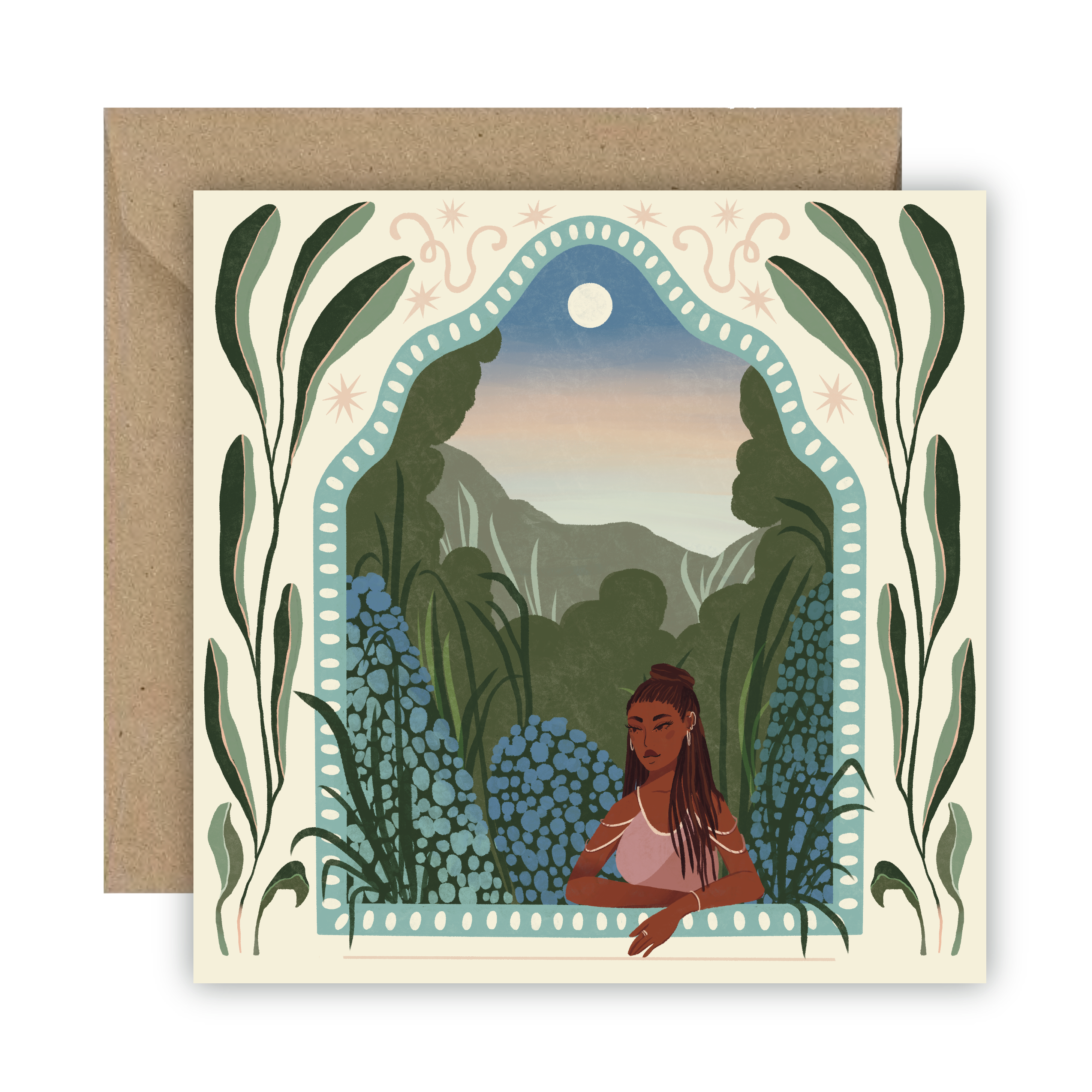 Bluebell Garden - Greeting Card