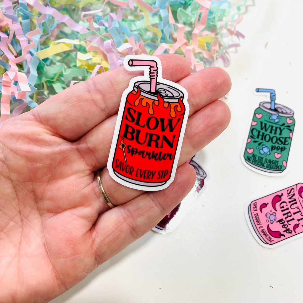 Smutty Girl Soda Pop Can - Die Cut Sticker
