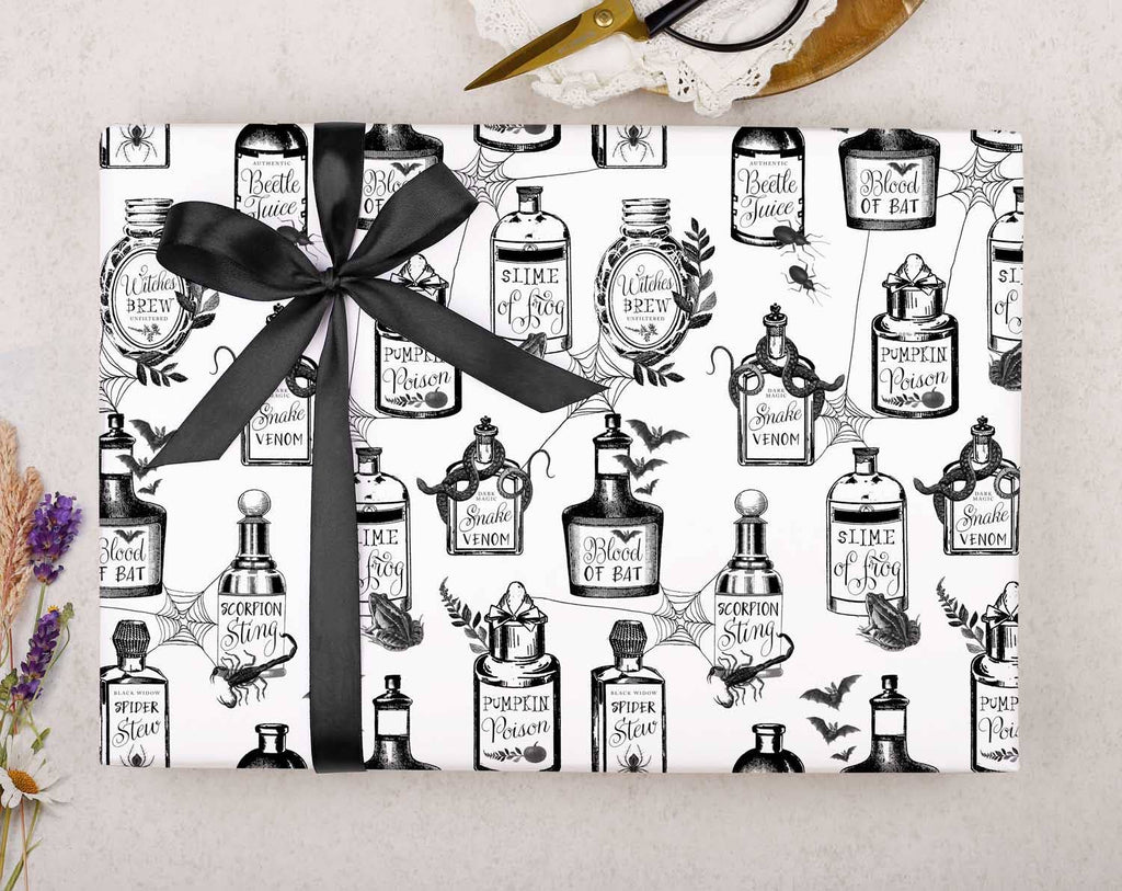Halloween Witch Wrapping Paper | Gift Wrap