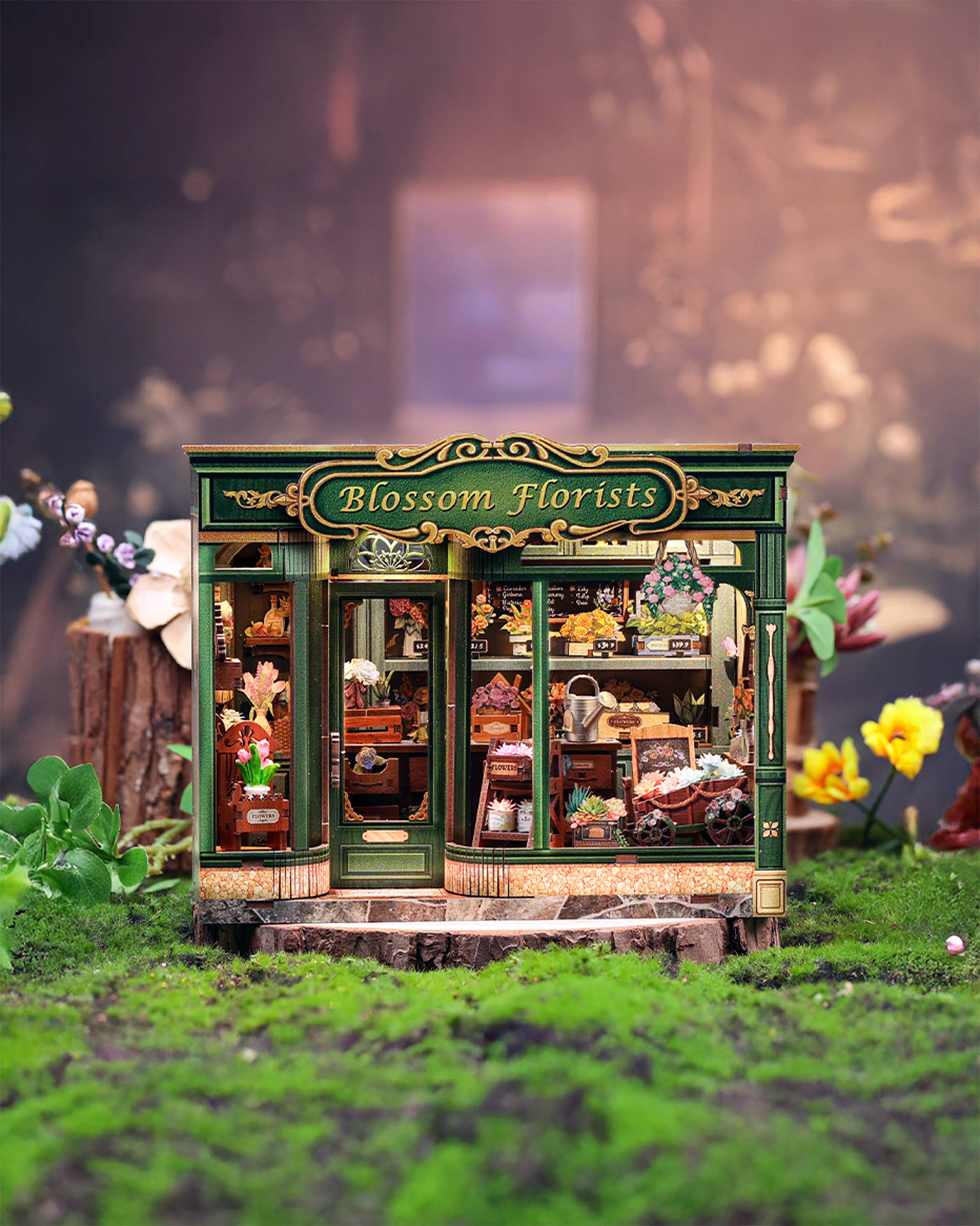 DIY Book Nook Kit: Blossom Florists