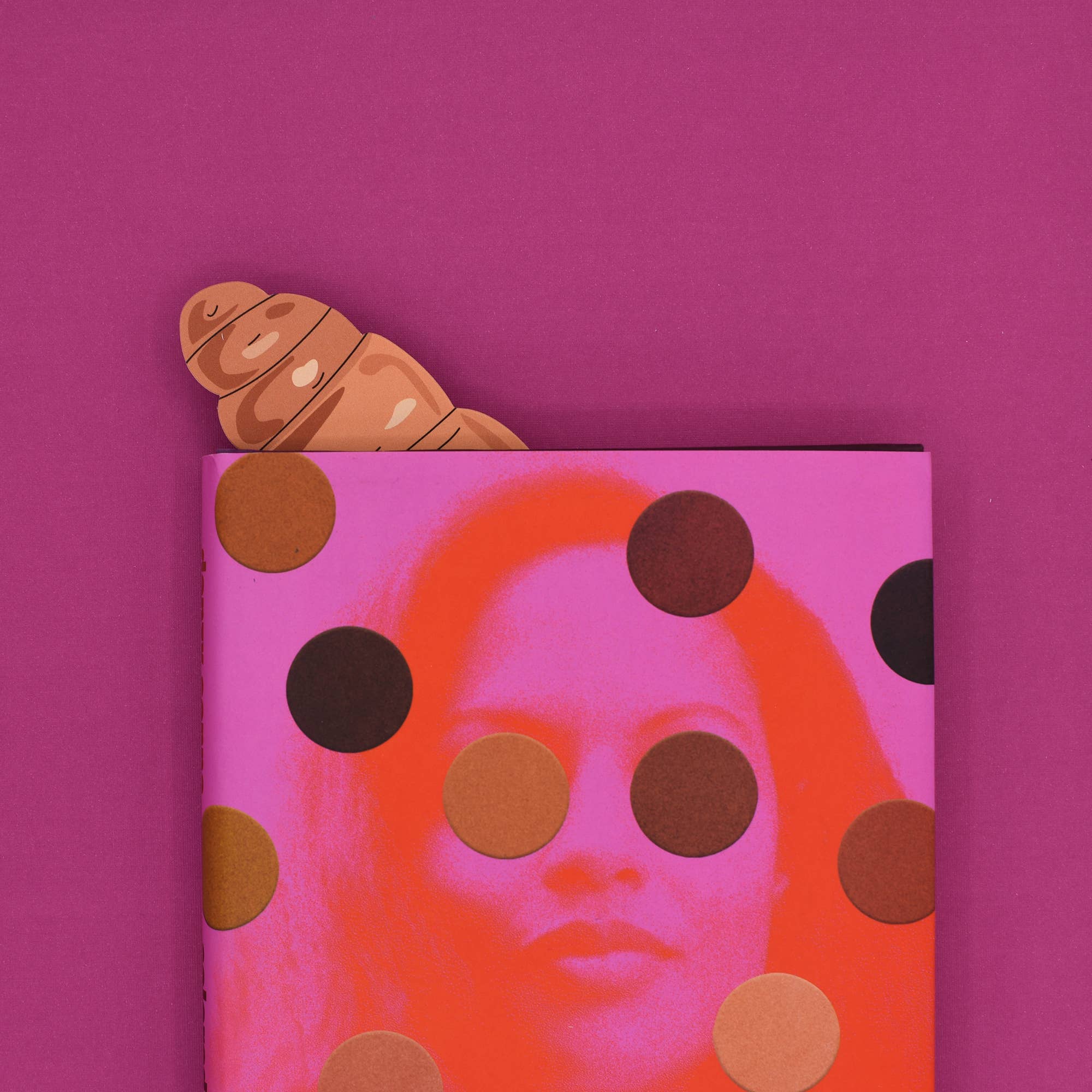 Croissant - Die Cut Bookmark