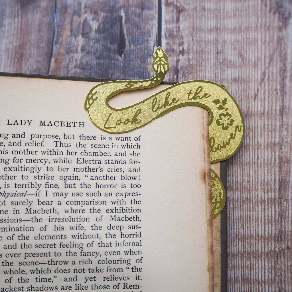 Shakespeare Lady Macbeth Serpent -Bookmark