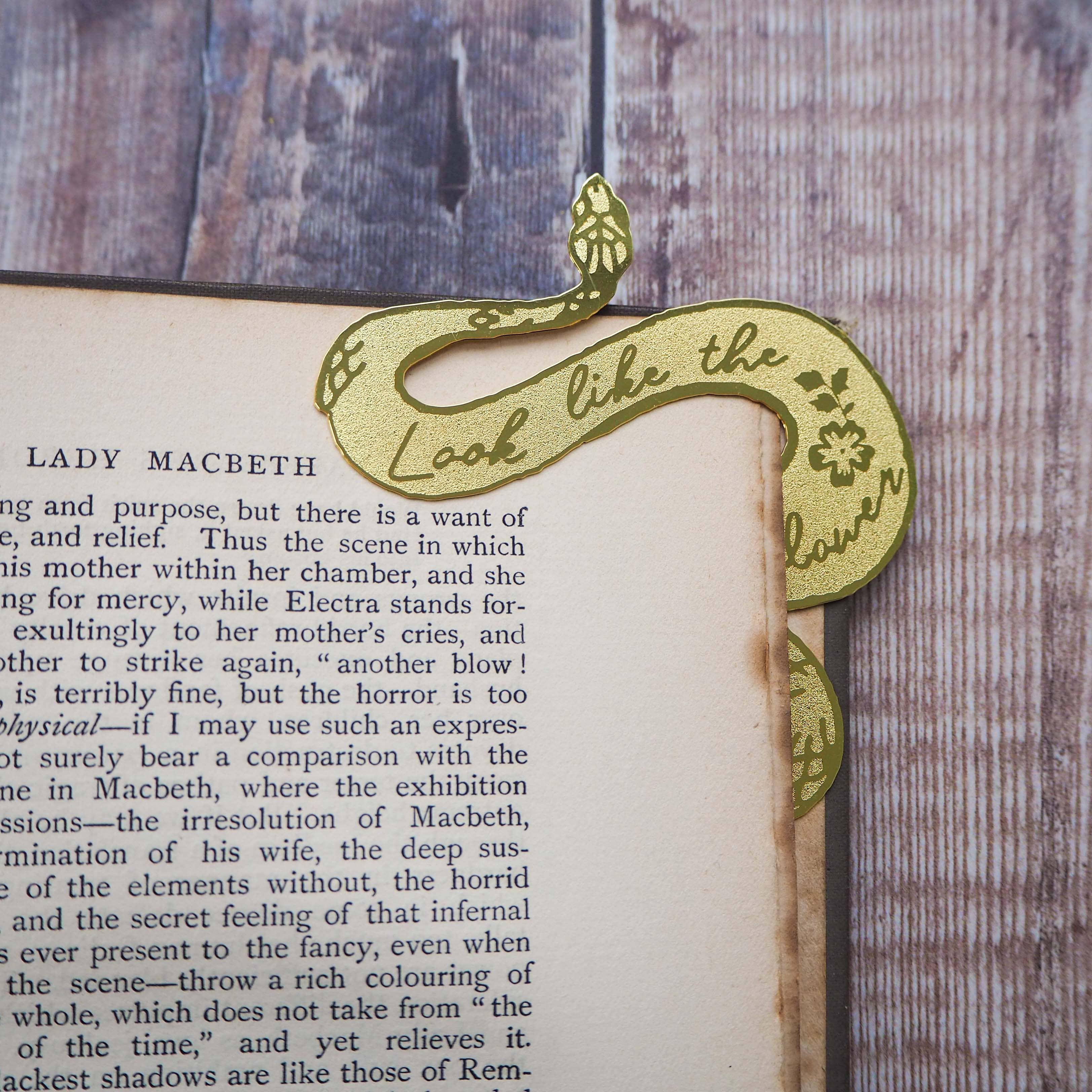 Shakespeare Lady Macbeth Serpent -Bookmark