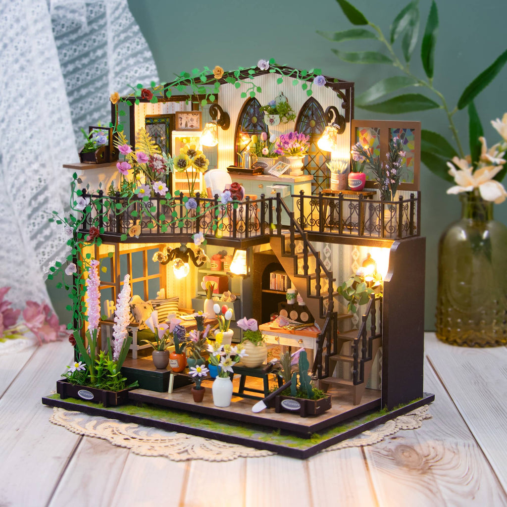 DIY Miniature House Kit: Garden Loft