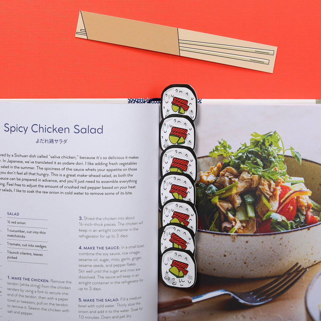 Sushi and Chopsticks - Die Cut Bookmarks
