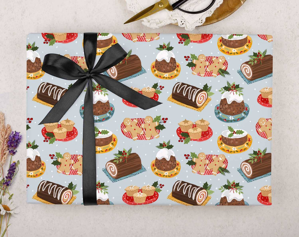 Christmas Food Wrapping Paper | Gift Wrap