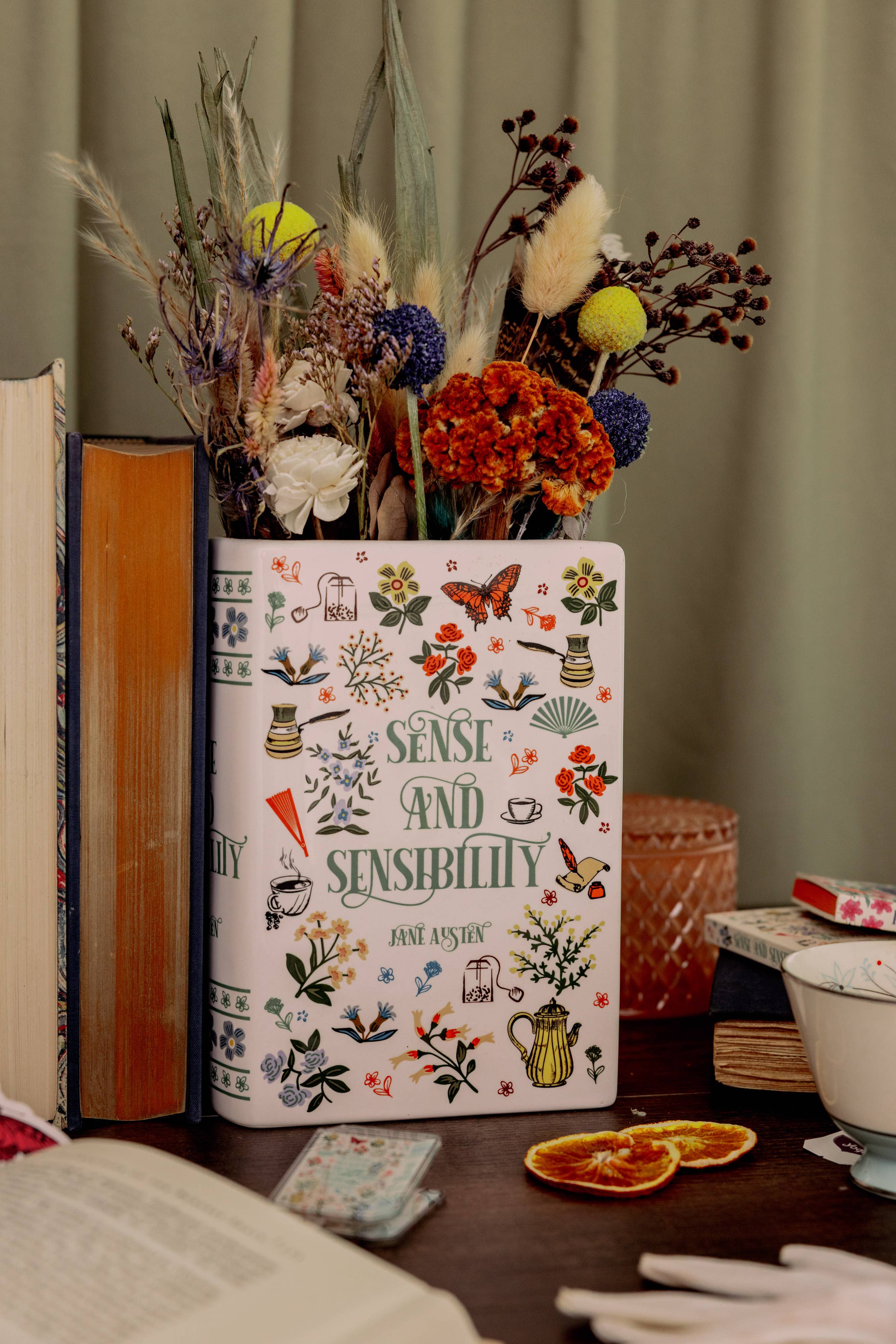 Large Book Vase, Sense and Sensibility