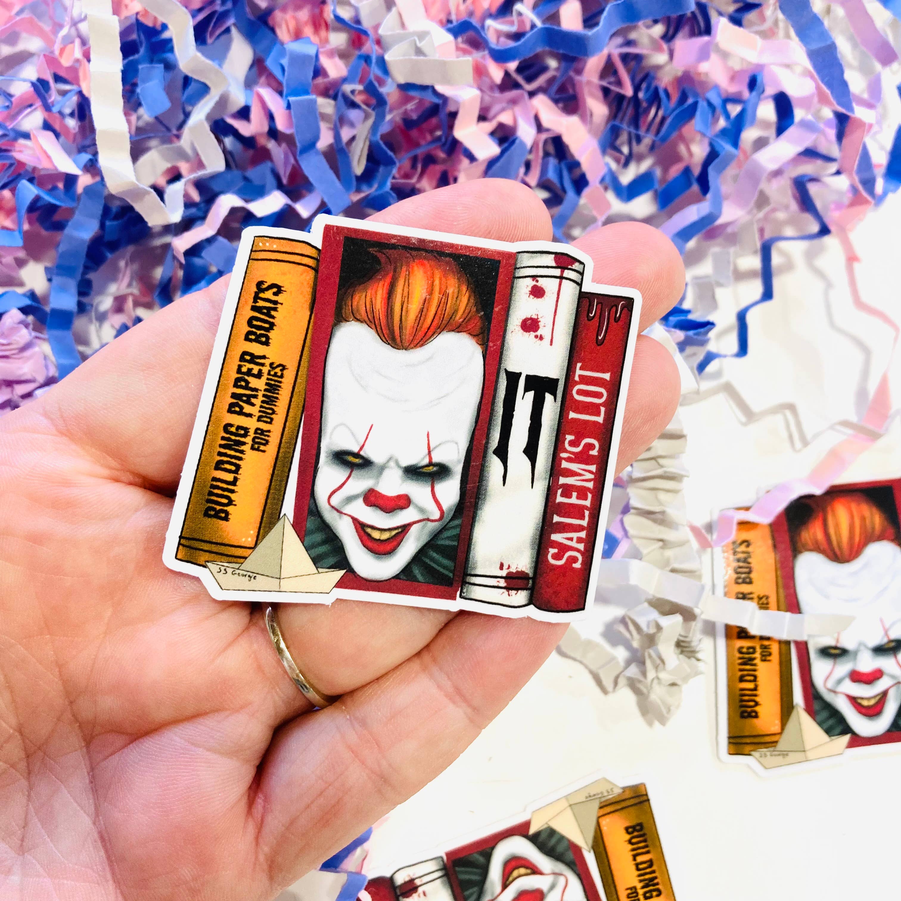 Pennywise Book Nook Die Cut sticker