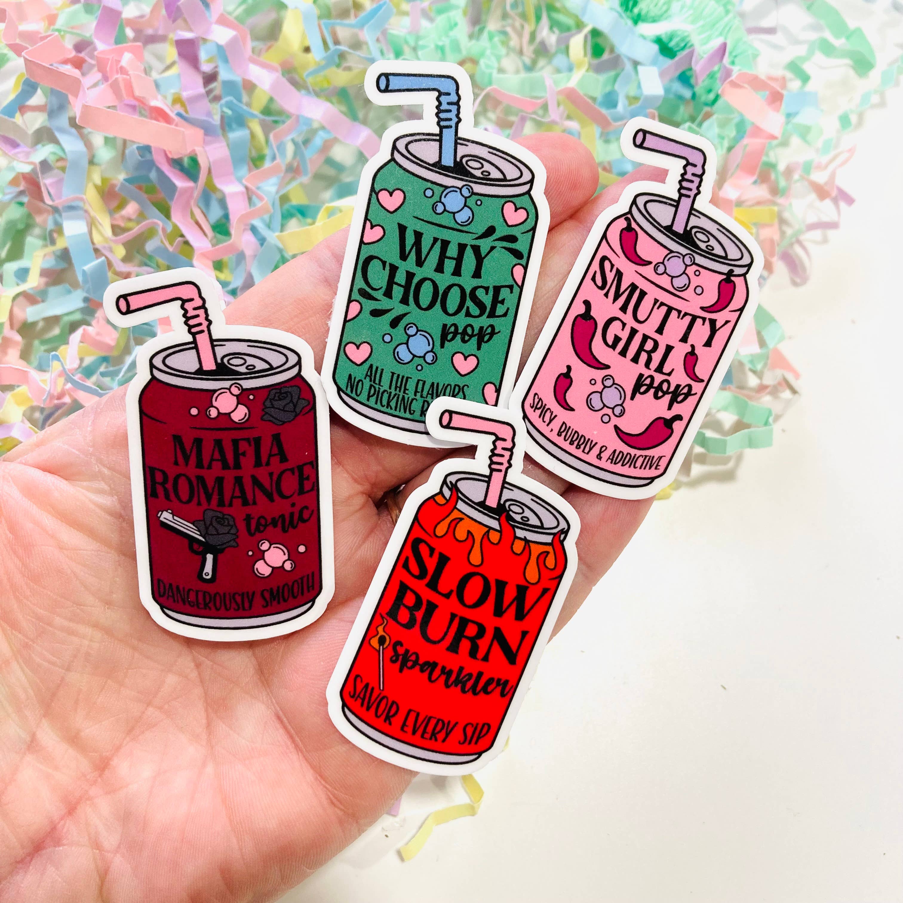 Smutty Girl Soda Pop Can - Die Cut Sticker
