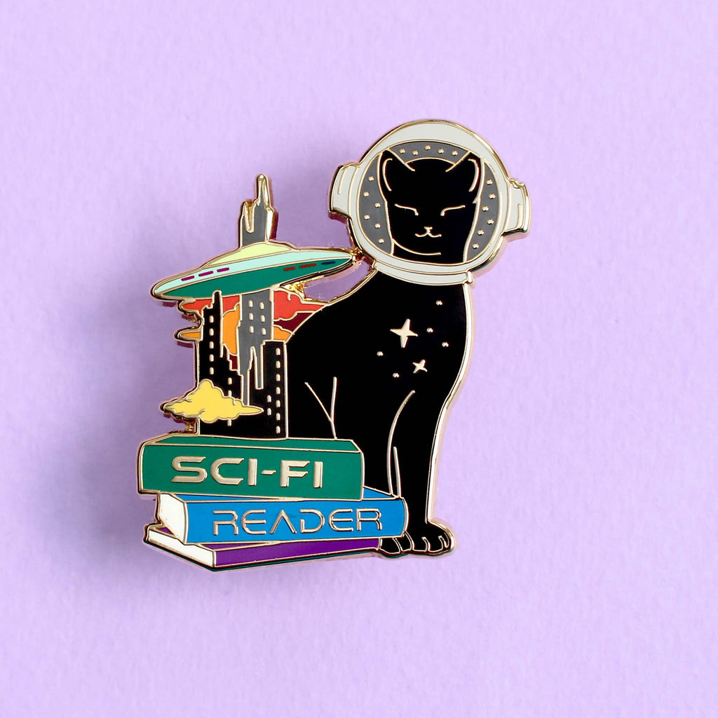 SciFi Cat - Enamel Pin