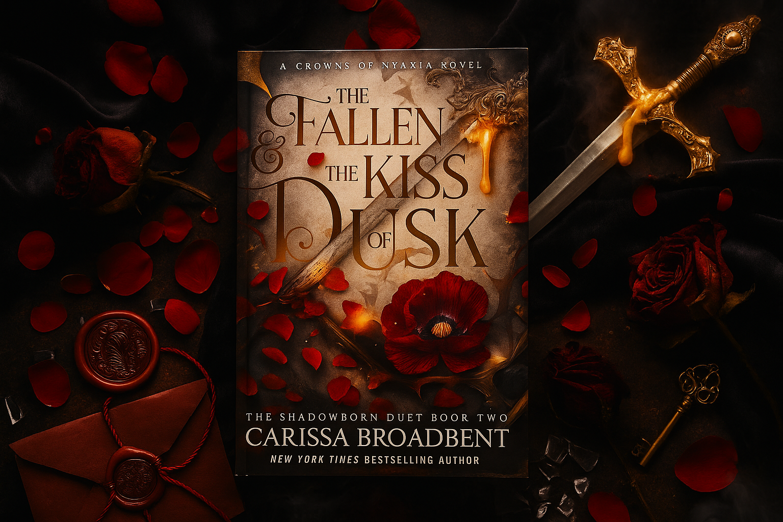 The Fallen and the Kiss of Dusk by Carissa Broadbent