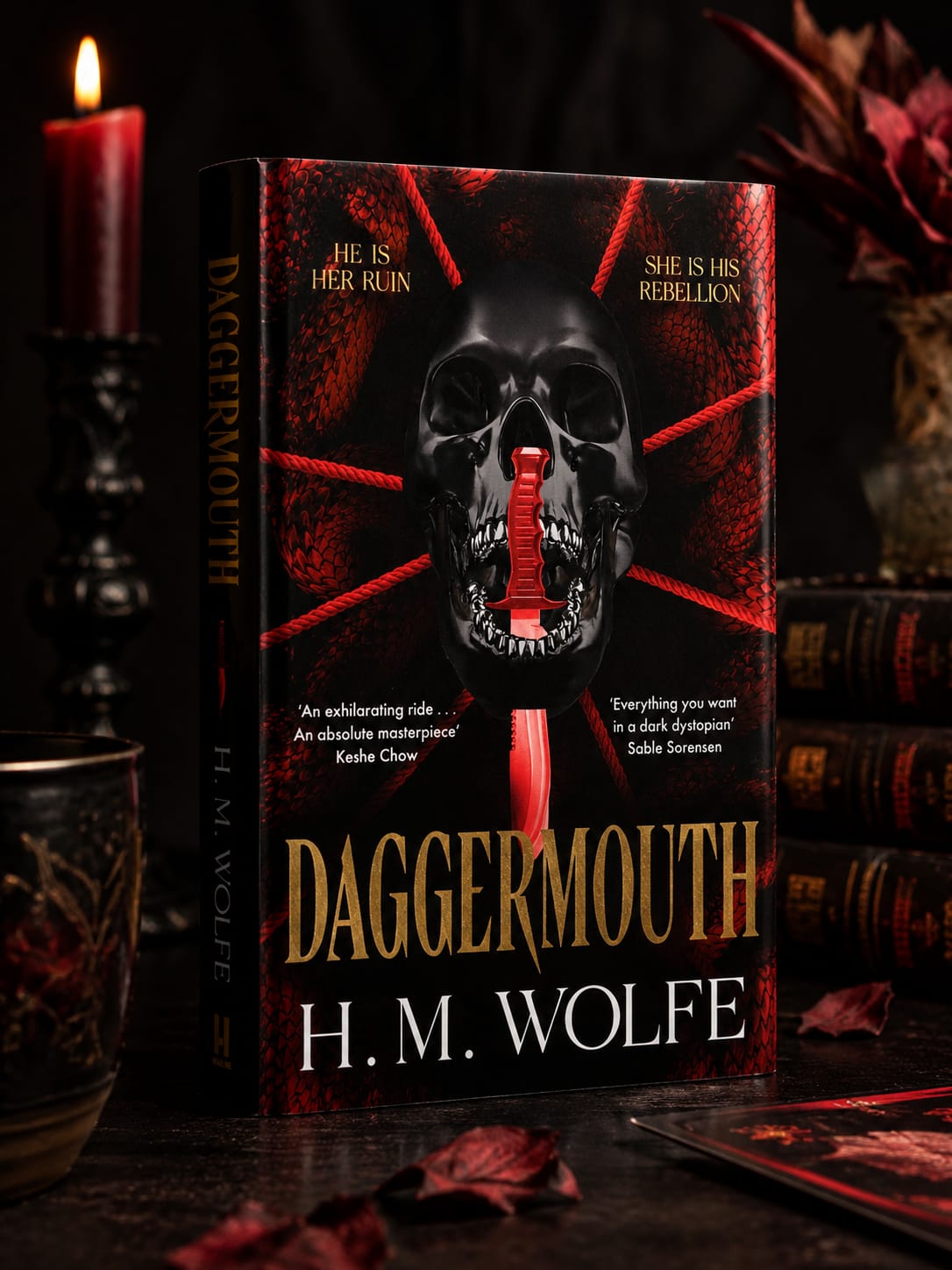 Daggermouthby H.M. Wolfe - Signed Book Plate