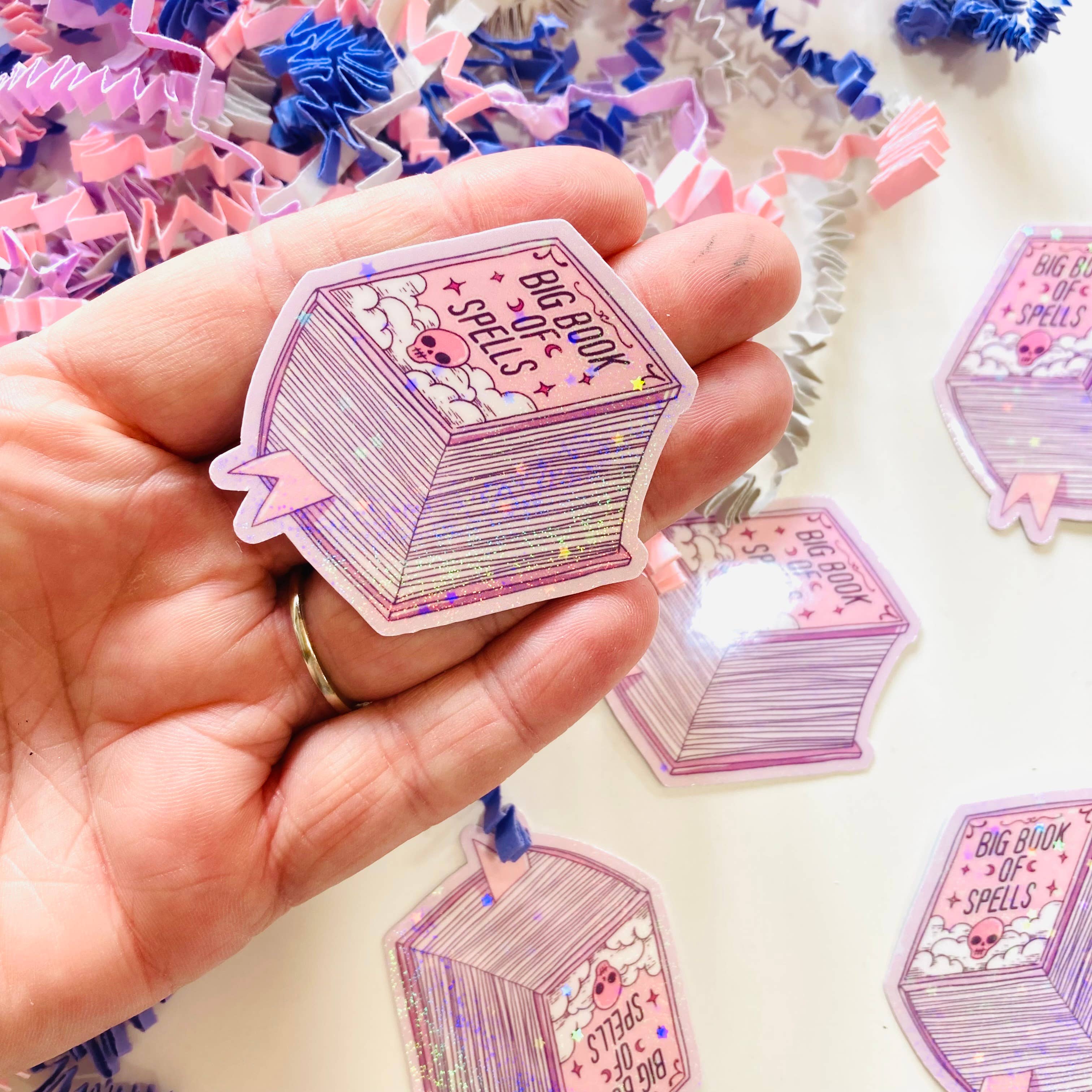 Big Book of Spells Pastel Goth - Die Cut Sticker