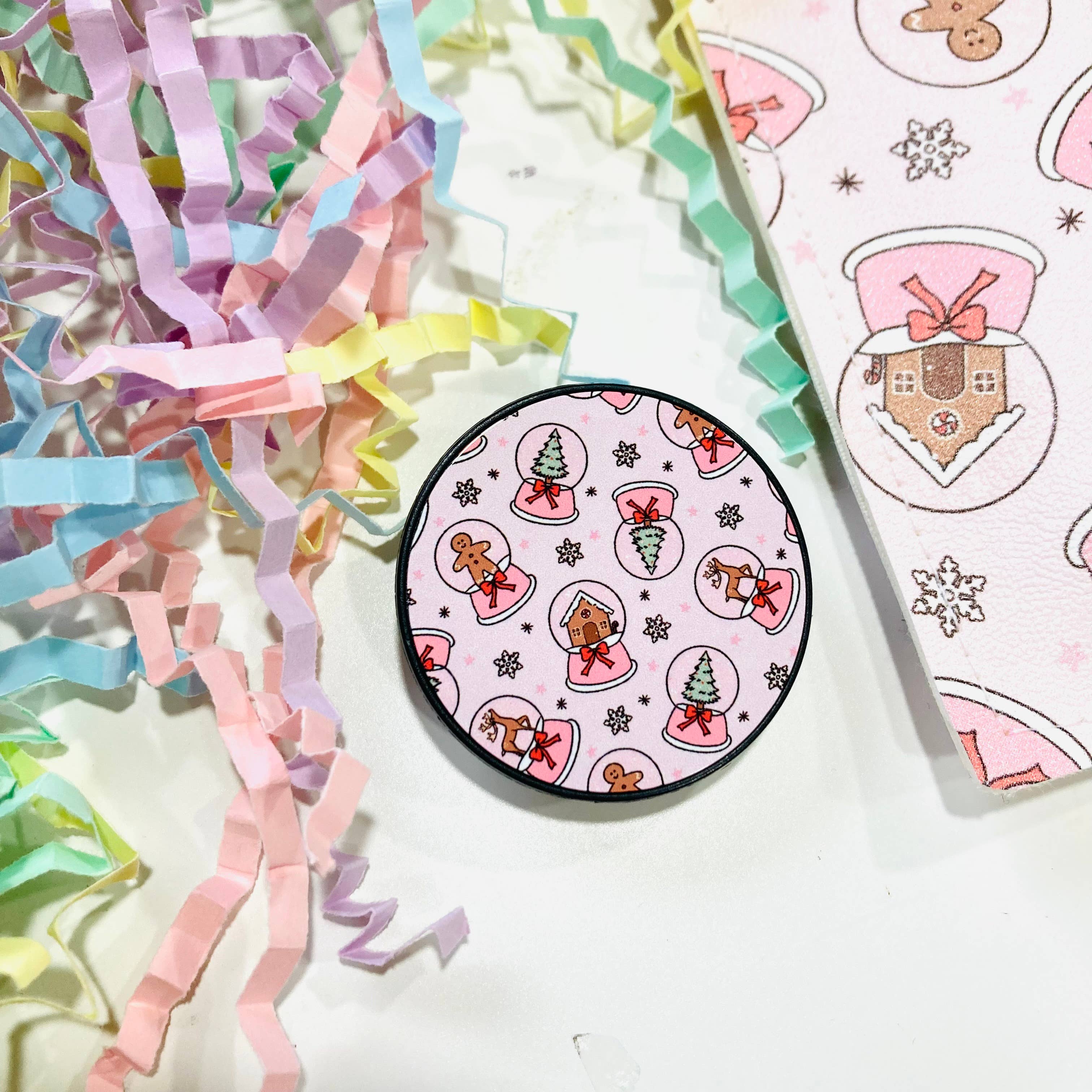 Christmas Snow Globes Kindle Grip/Holder