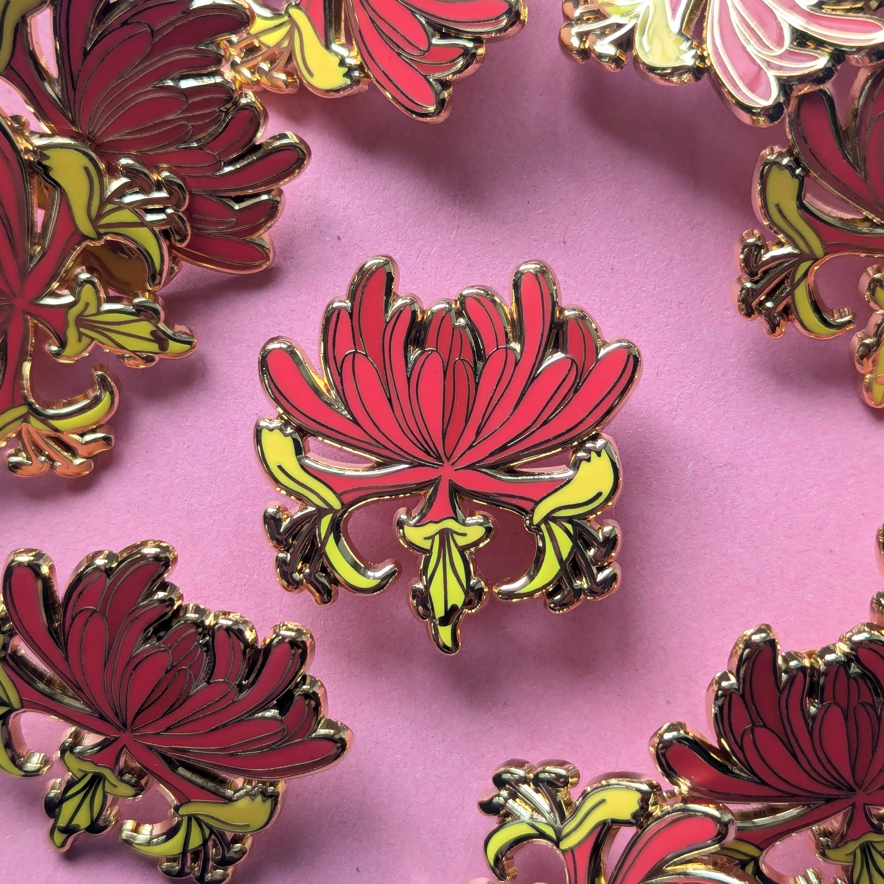Honeysuckle - Enamel Pin