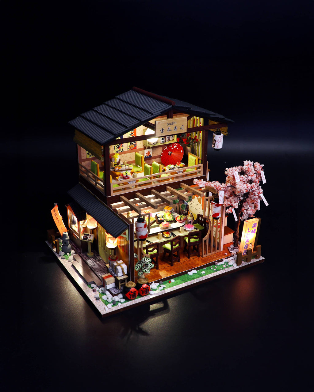 DIY Miniature House Kit: Sushi House