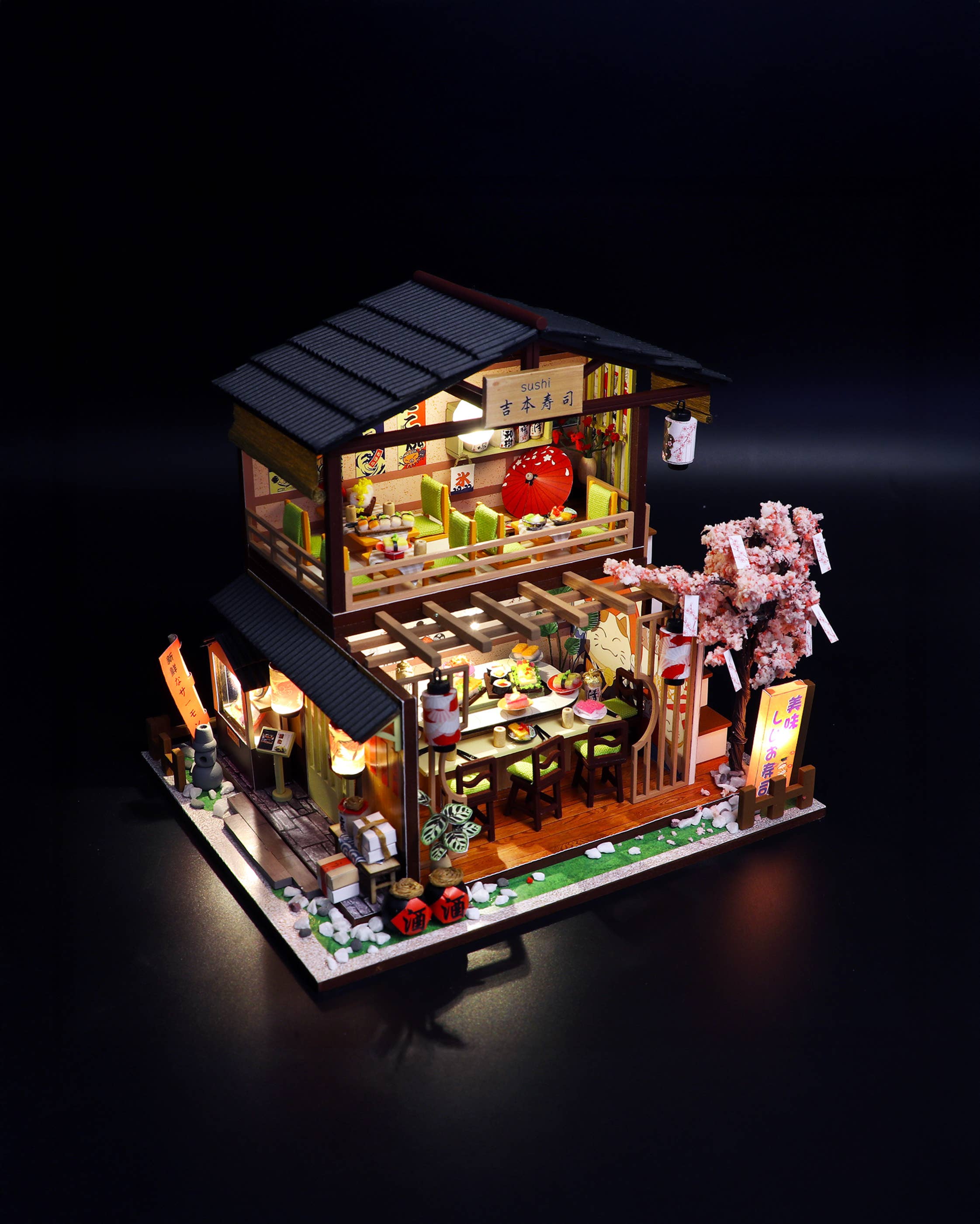 DIY Miniature House Kit: Sushi House