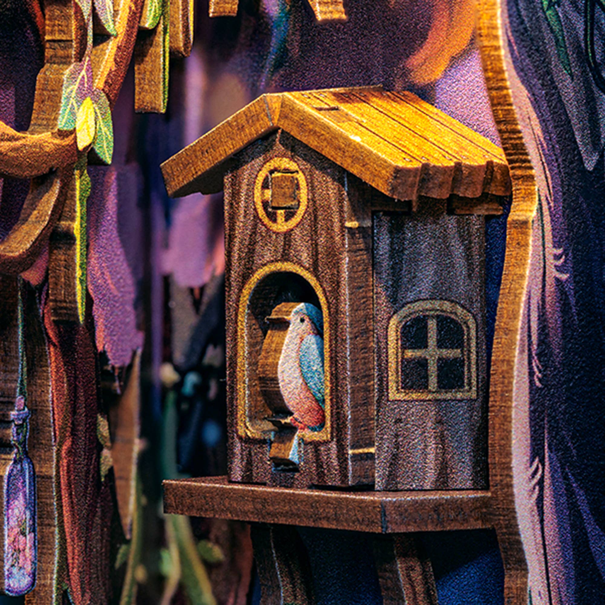 DIY Book Nook Kit: Grace of the Forest w/ Dust Cover