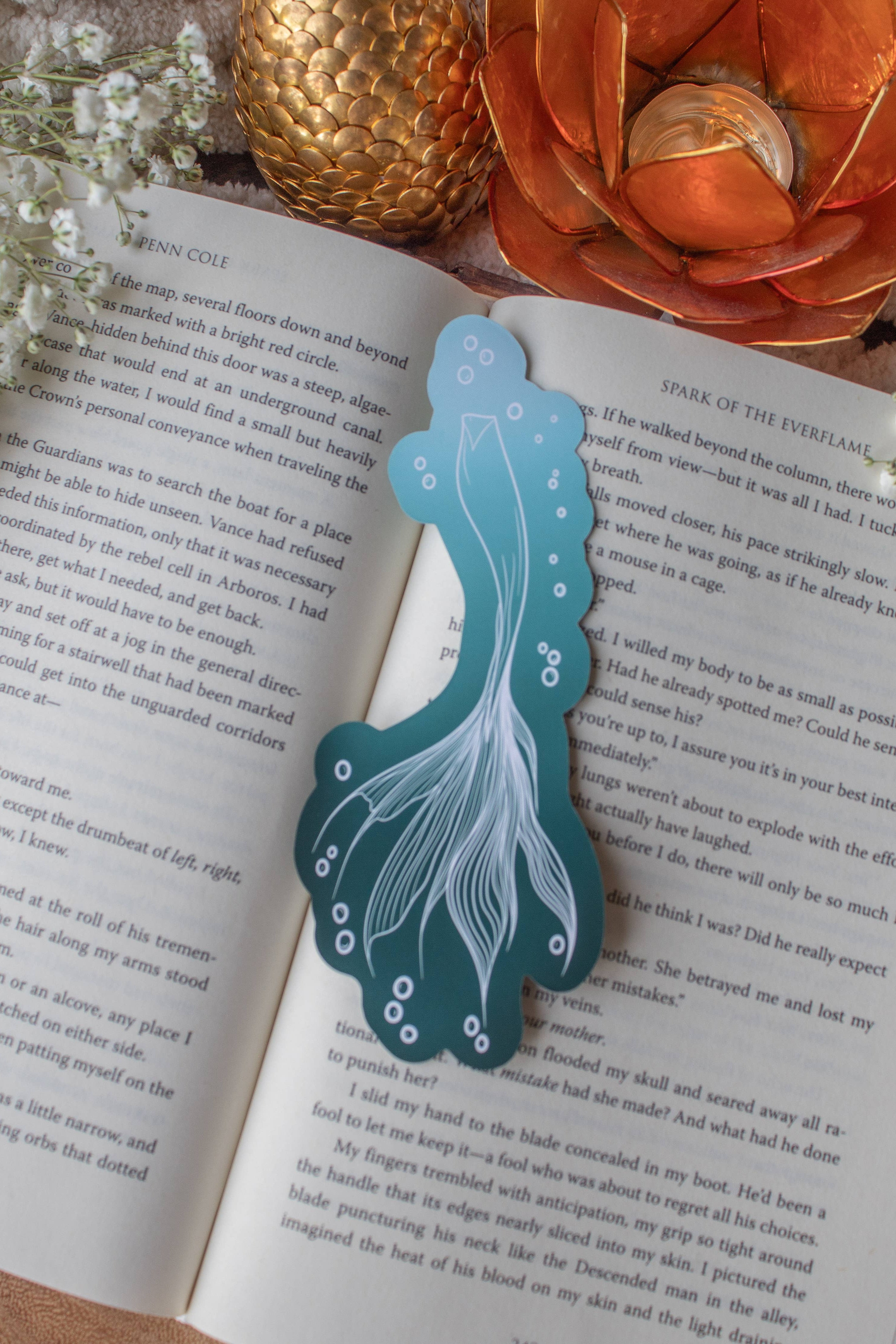 Fantasy Mermaid Tail - Die Cut - Bookmark