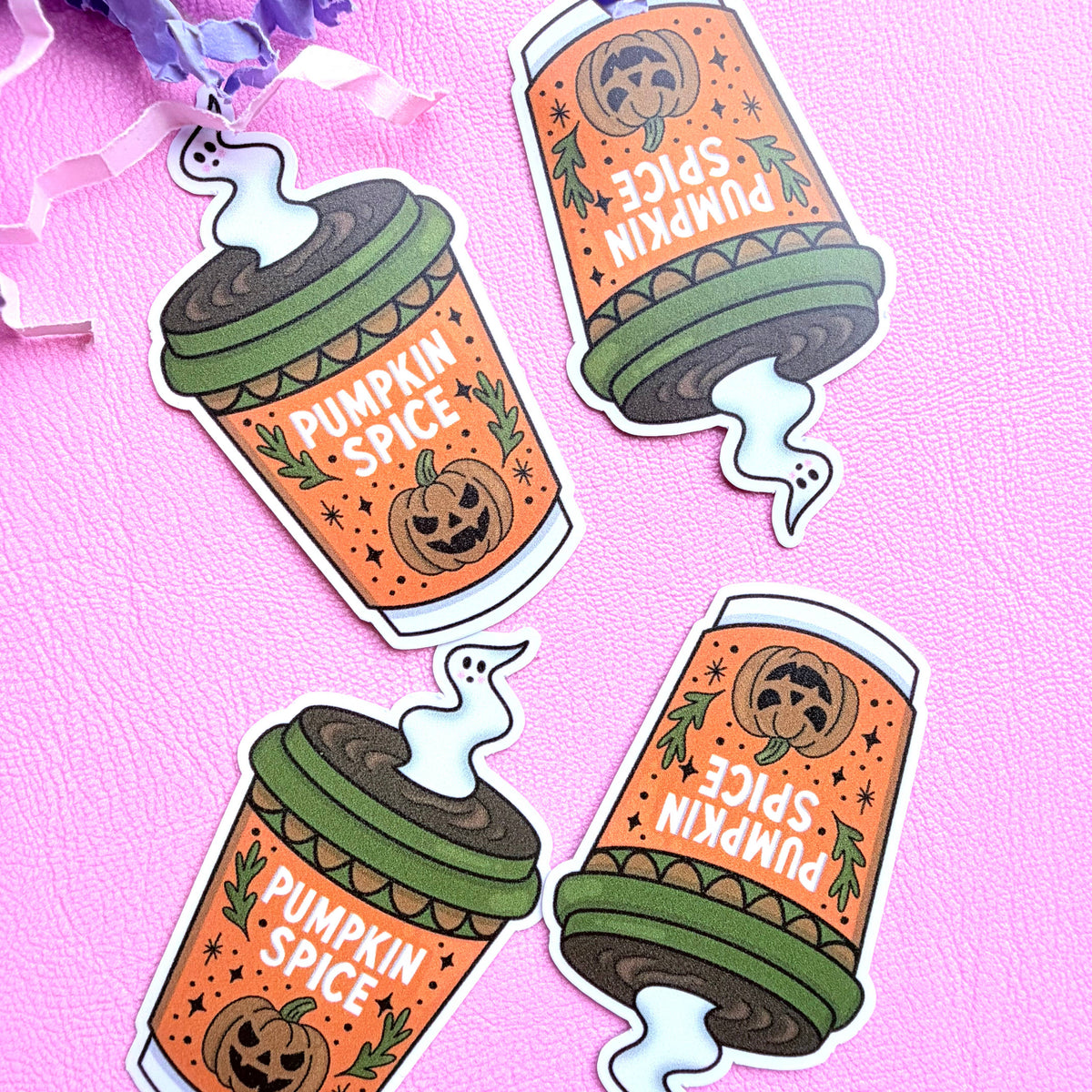 Pumpkin Spice Latte Water Resistant vinyl sticker