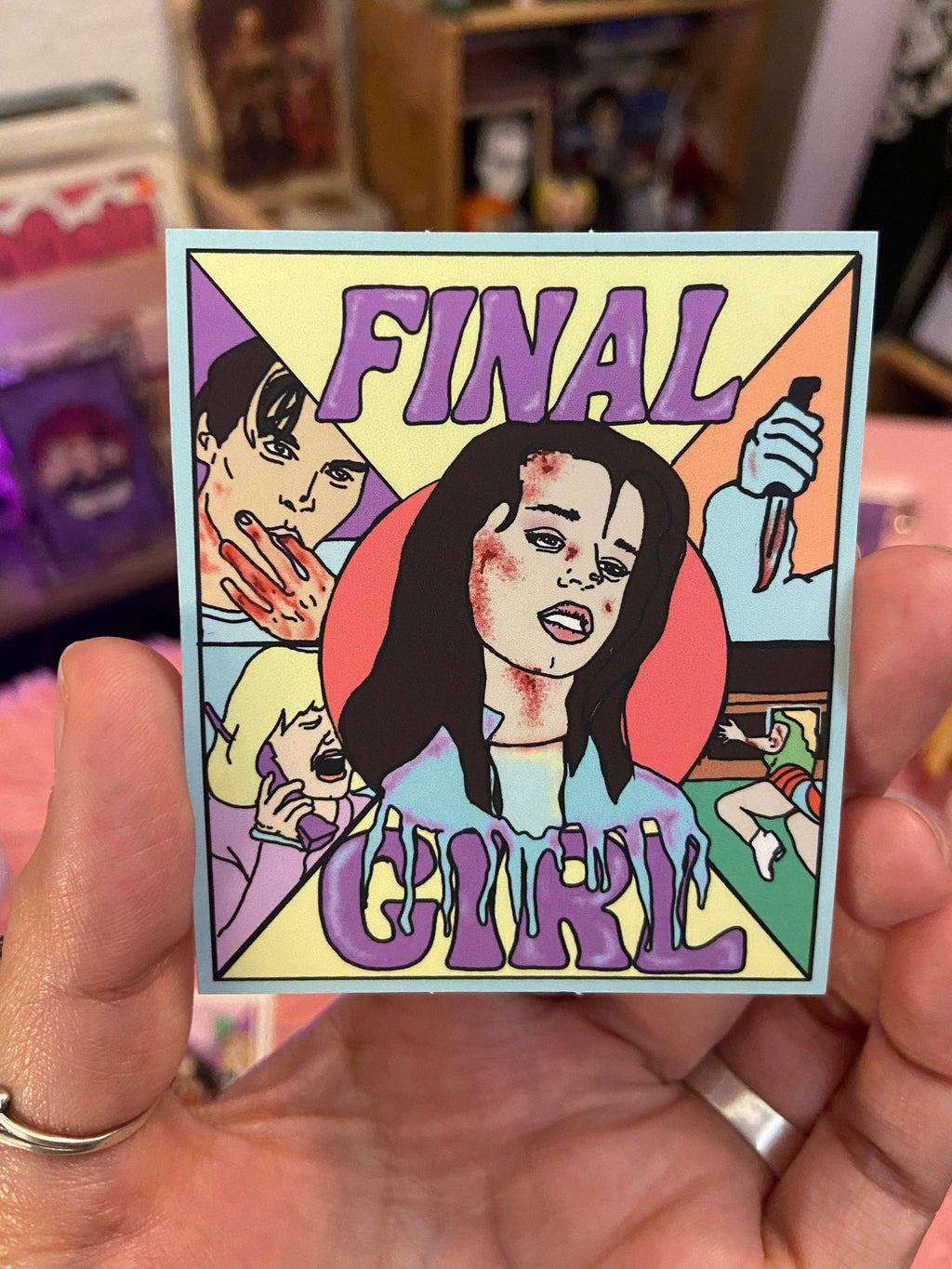 "Final Girl" Scream 96’  - Water Bottle Sticker