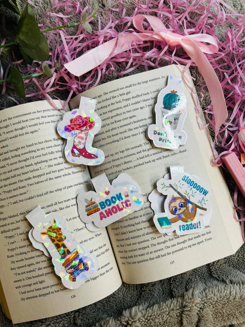 Cactus Magnetic Bookmark – ‘Don’t Be a Prick’ | Funny Gift for Book Lovers & Readers