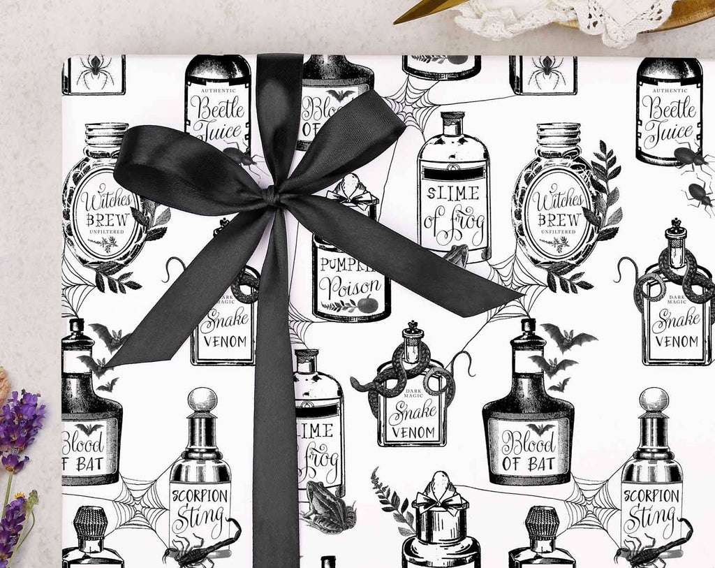 Halloween Witch Wrapping Paper | Gift Wrap