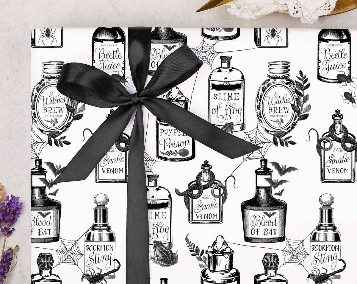 Halloween Witch Wrapping Paper | Gift Wrap
