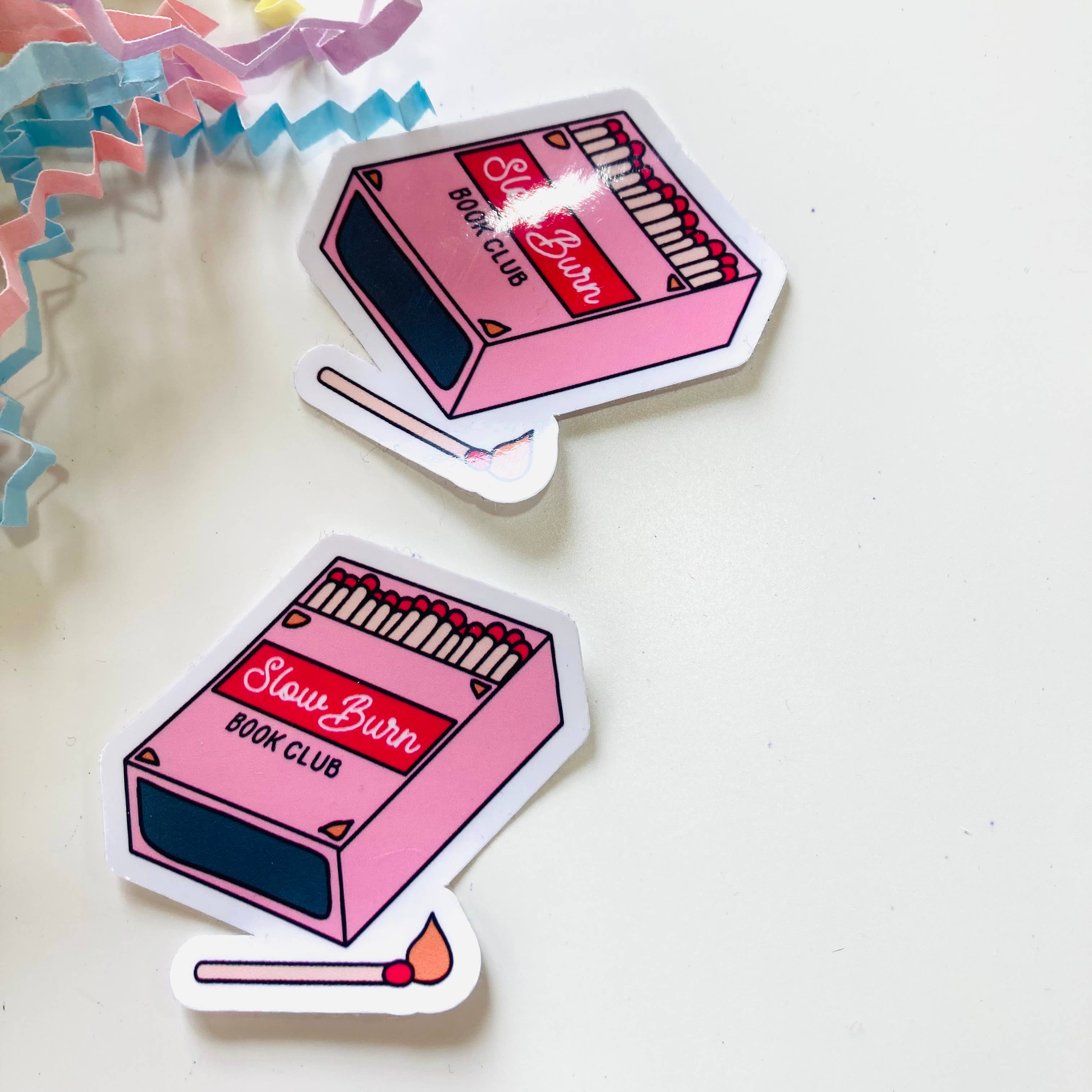 Slow Burn Book Club - Sticker