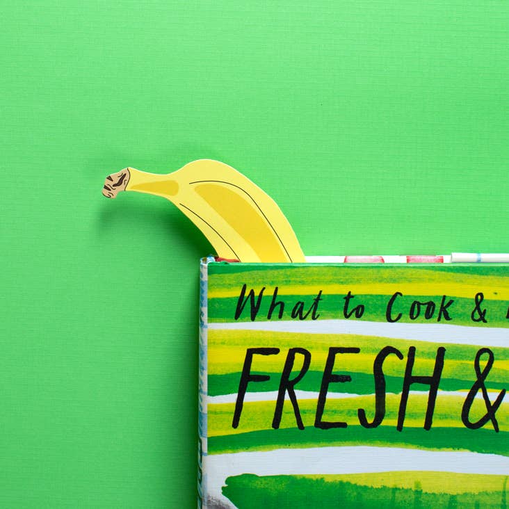 Banana - Die Cut Bookmark