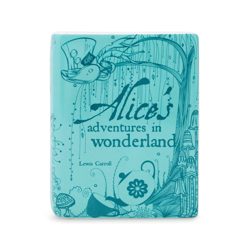 Small Book Vase, Alice in Wonderland - Blue (Case Pack)