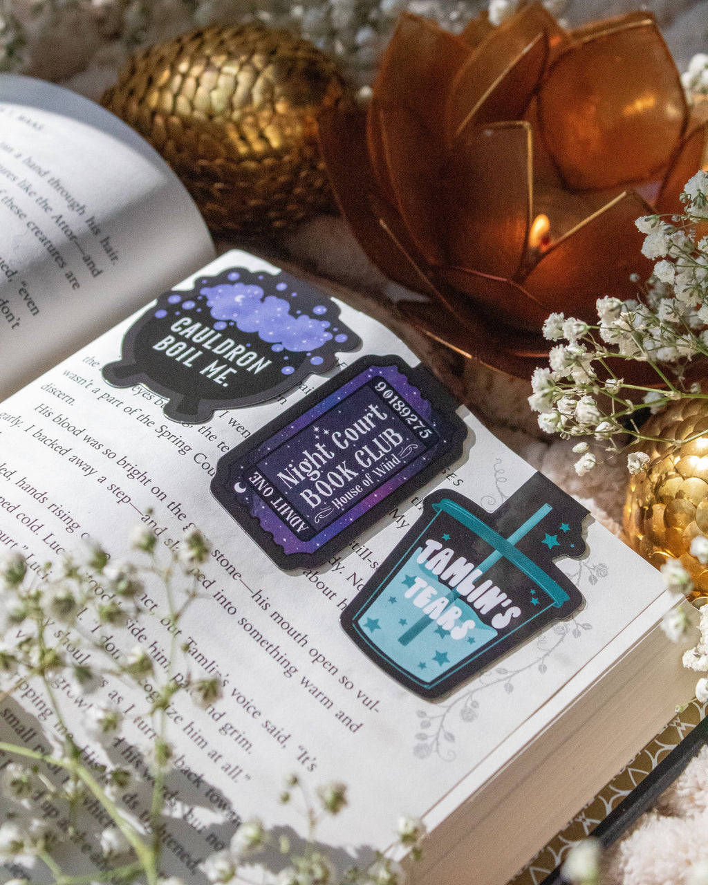 Set of 3 Magnetic Bookmarks - ACOTAR