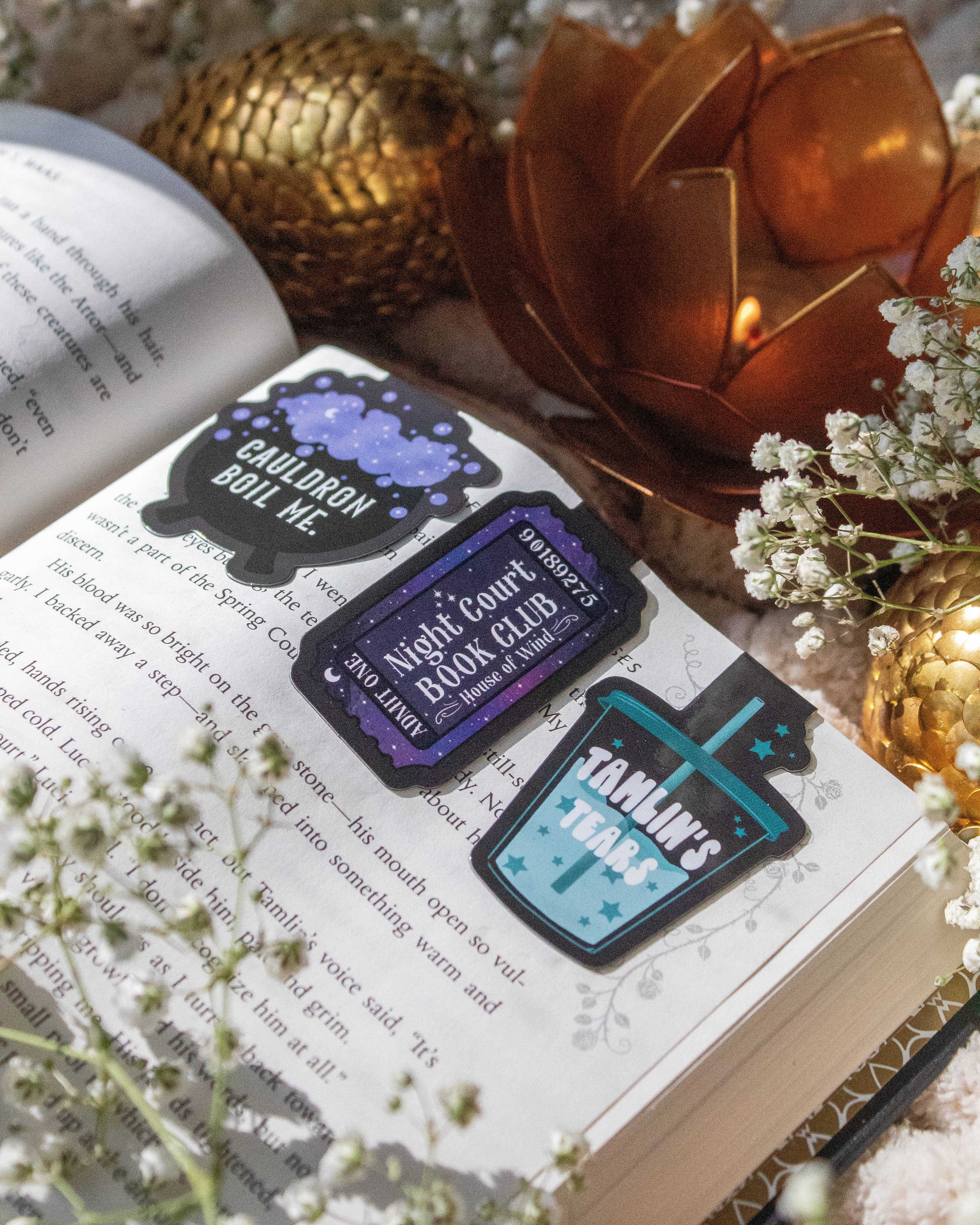 Set of 3 Magnetic Bookmarks - ACOTAR