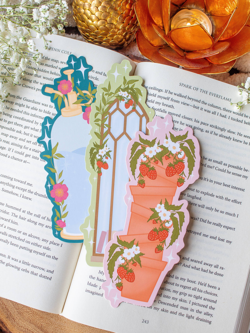 Garden Spritzer - Die Cut - Bookmark