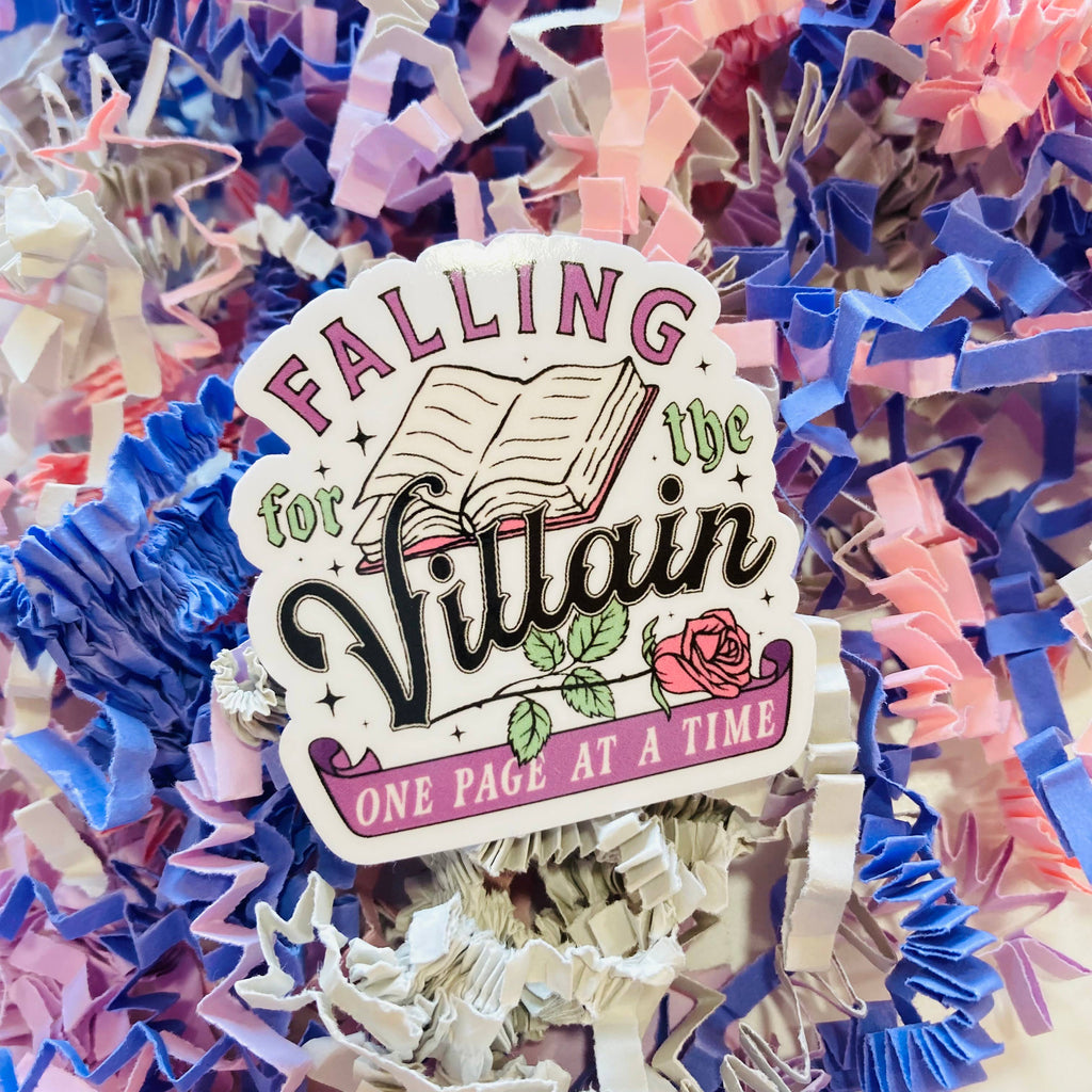 Falling For The Villain - Die Cut Sticker