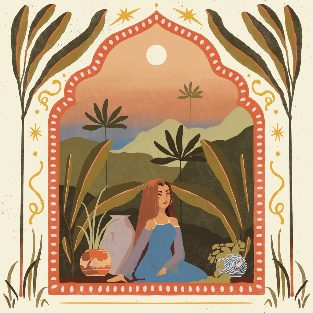 Oasis - Greeting Card