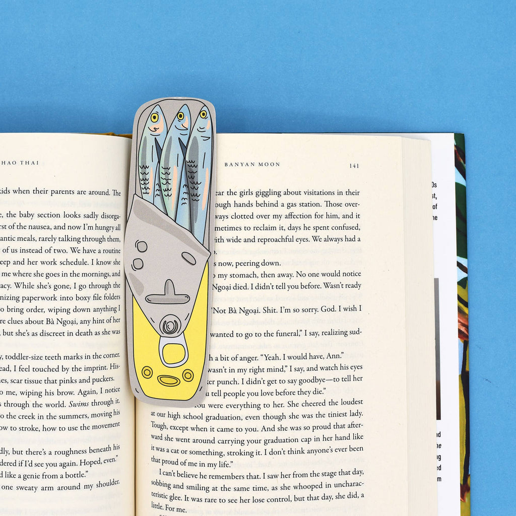 Tinned Fish - Cut Die - Bookmark
