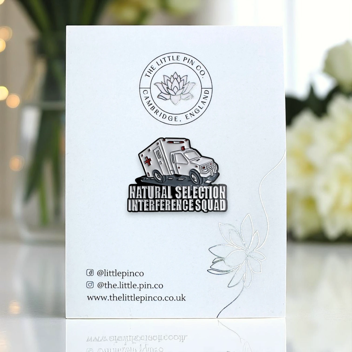 Natural Selection Interference Squad Ambulance Enamel Pin