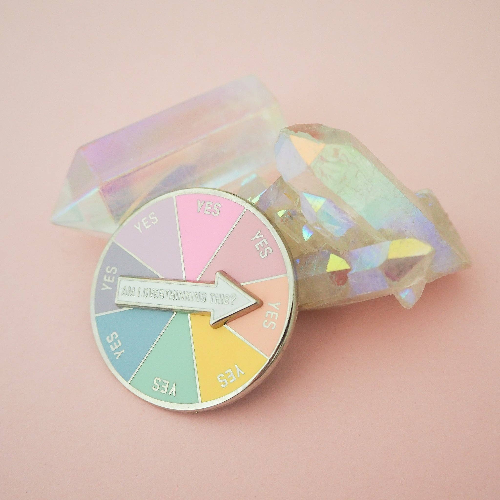 Am I Overthinking This? Spinner - Enamel Pin