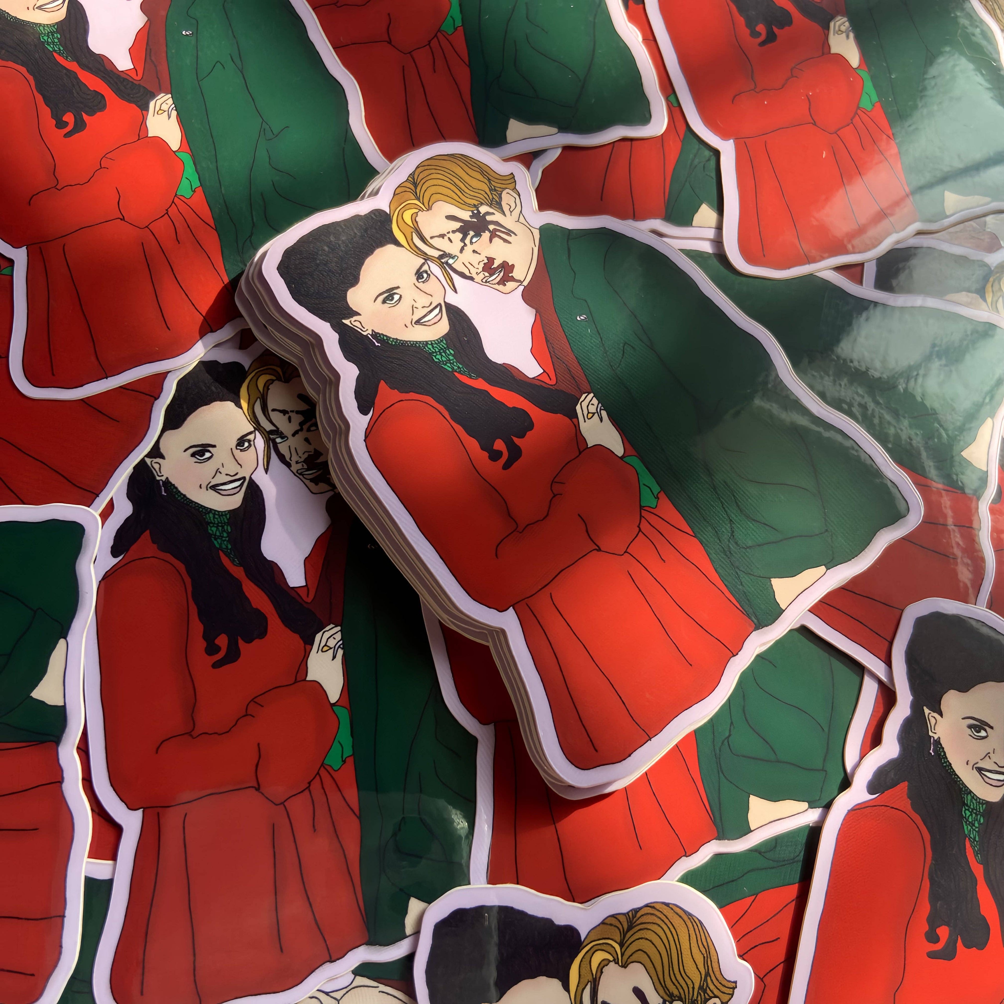 Spike & Drusilla - Water Bottle Sticker