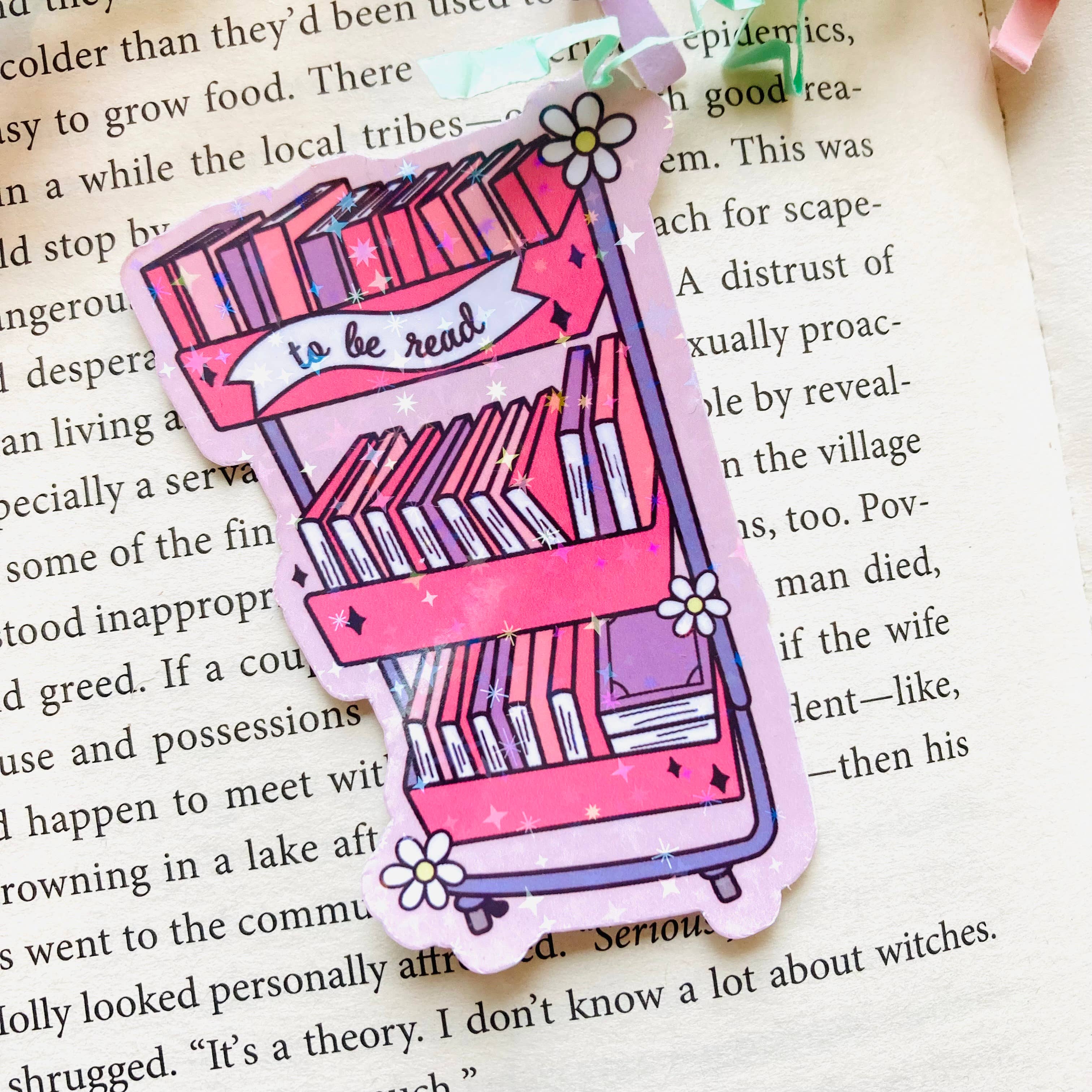 TBR Book Cart - Die Cut Sticker