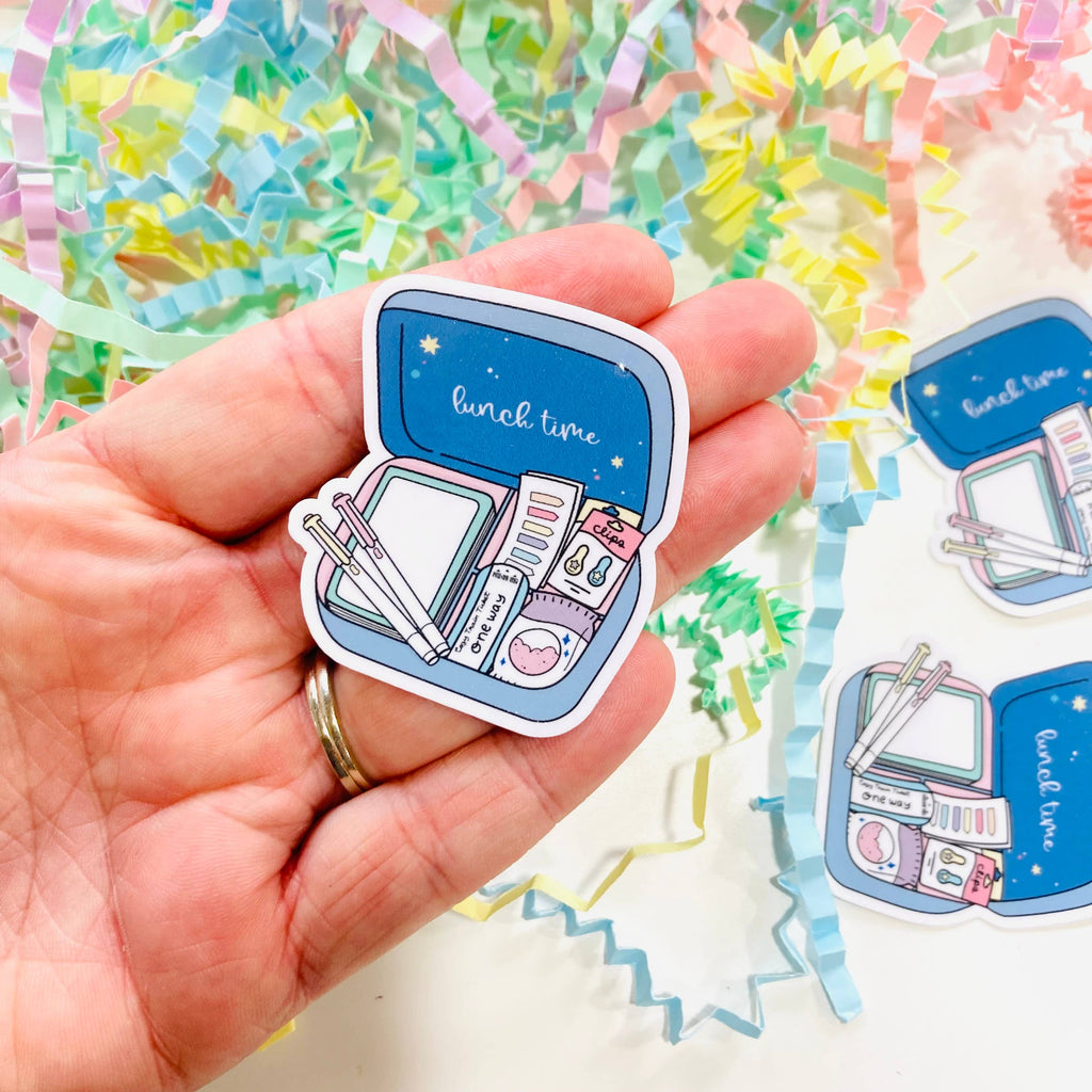 Bookish Bento Box - Die Cut Sticker 