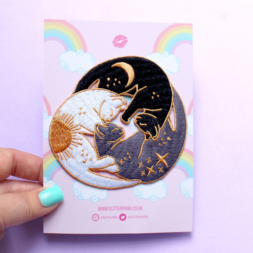 Trio of Cats - Iron-on Patch