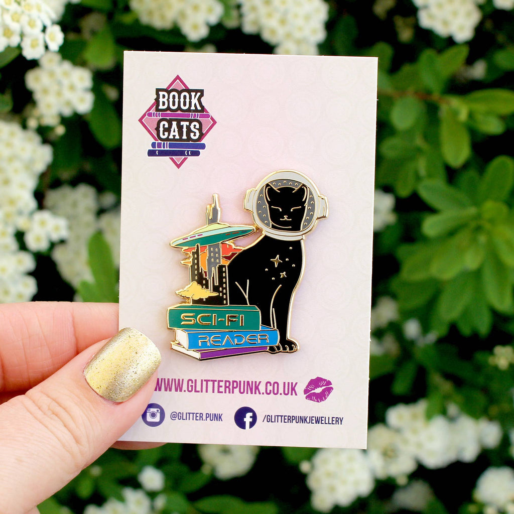 SciFi Cat - Enamel Pin